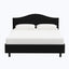 Wednesday Platform Bed Twin / Zuma Linen Black