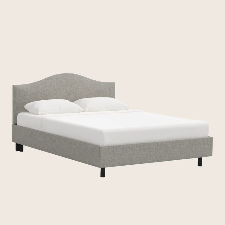 Wednesday Platform Bed Twin / Zuma Linen Feather