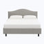 Wednesday Platform Bed Twin / Zuma Linen Feather