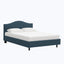 Wednesday Platform Bed Twin / Zuma Linen Navy