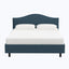 Wednesday Platform Bed Twin / Zuma Linen Navy