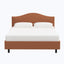 Wednesday Platform Bed Twin / Zuma Linen Terracotta