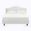 Wednesday Platform Bed Twin / Zuma Linen White