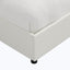 Wednesday Platform Bed Twin / Zuma Linen White