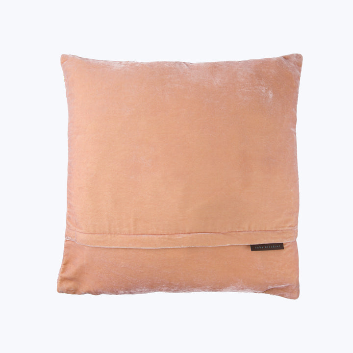 Anouk Silk Velvet Pillow, Pink Quartz