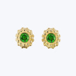 California Dreaming' Tsavorite Garnet Stud Earrings