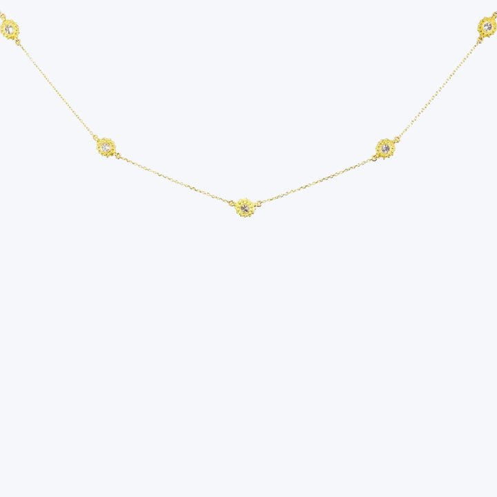 California Dreaming' Diamonds by the Yard Gold Necklace