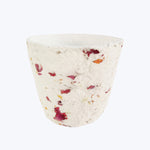 Floral Cotton Mache Planter