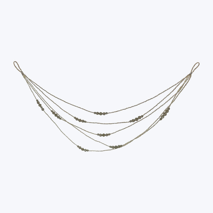 Glass Beads Multichain Garland