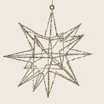 Wire Sequins Star Ornament 10.6"