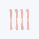 Nera Spreaders, Set of 4 Light Rose