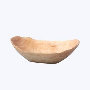 Kiln Mango Wood Petal Bowl Small - hover