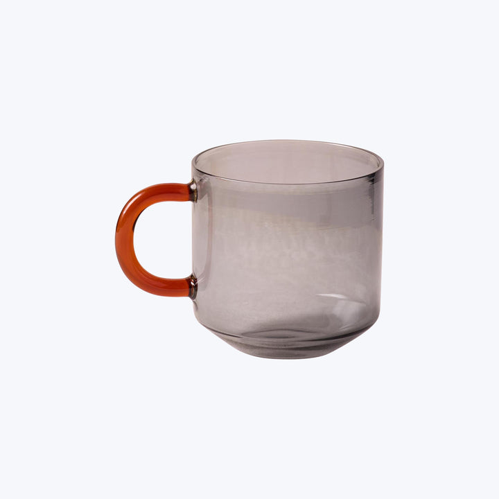 Niko Glass Mug Black