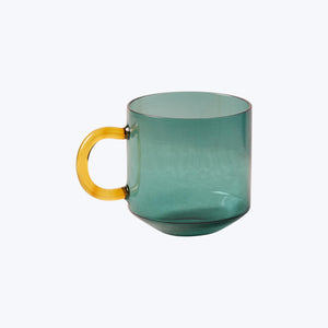 Niko Glass Mug Green - hover