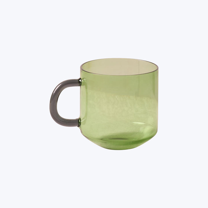 Niko Glass Mug Green