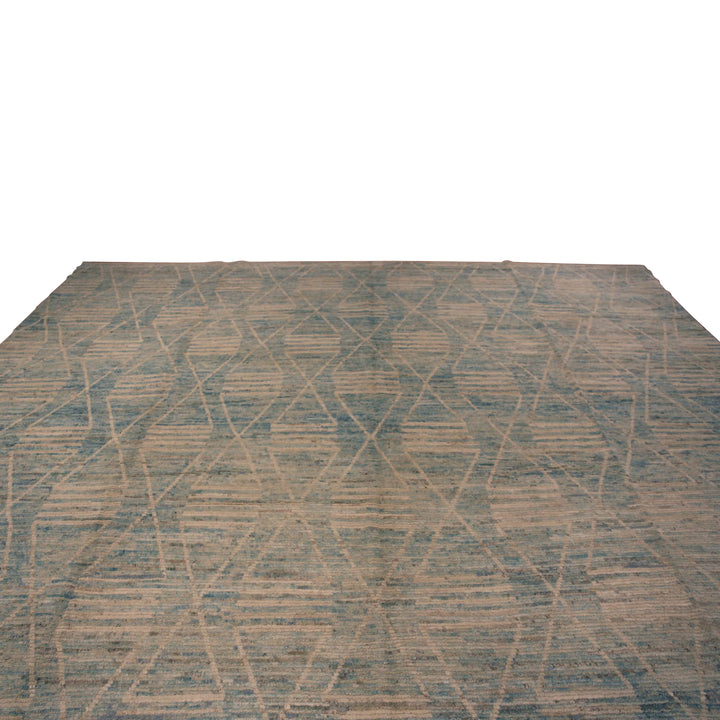 Zameen Transitional Wool Rug - 13'6" x 15'10"