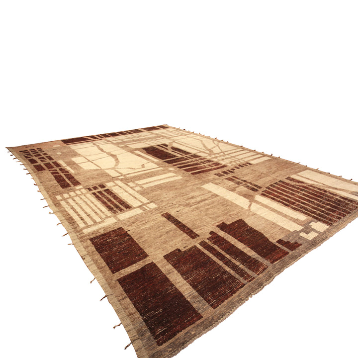 Zameen Transitional Wool Rug - 13'3" x 17'10"