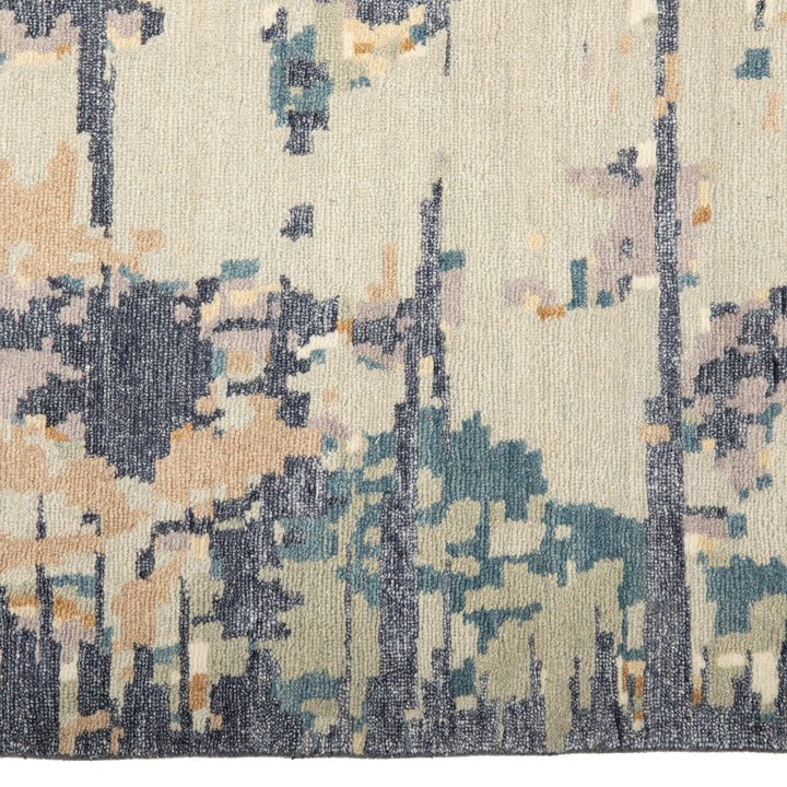 Tibetan Contemporary Wool Silk Blend Rug - 13' x 18'