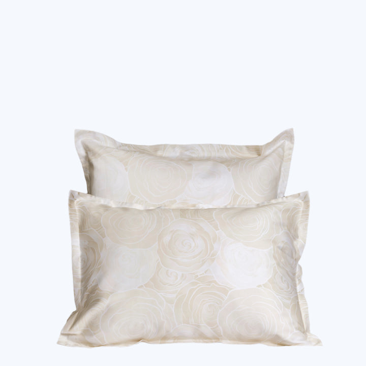 Grazia Duvet & Sham Beige / Pillow Sham / Standard