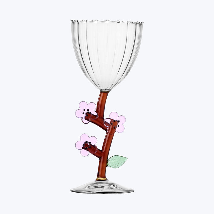Ichendorf Botanica Stemmed Wine Glass, Peach Blossom