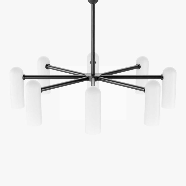 Odyssey Round Md Chandelier Black Gunmetal