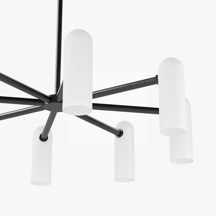 Odyssey Round Md Chandelier Black Gunmetal