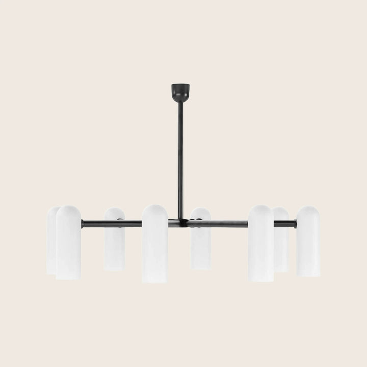 Odyssey Round Md Chandelier Black Gunmetal