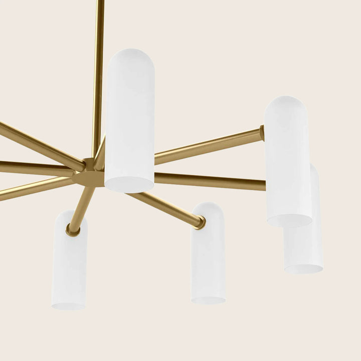 Odyssey Round Md Chandelier Burnished Brass