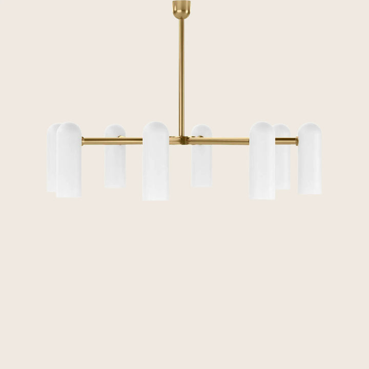 Odyssey Round Md Chandelier Burnished Brass