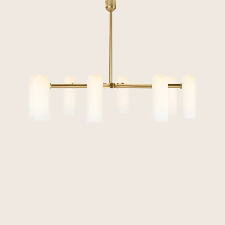 Odyssey Round Md Chandelier Burnished Brass