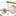 Armstrong Linear Chandelier Burnished Brass / Marbled Matte Glass