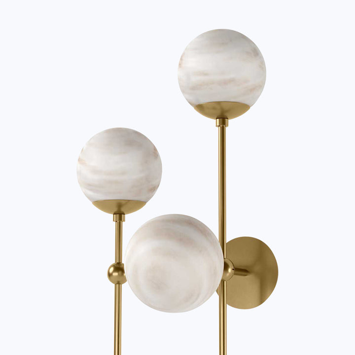 Armstrong 4 Sconce L / Burnished Brass