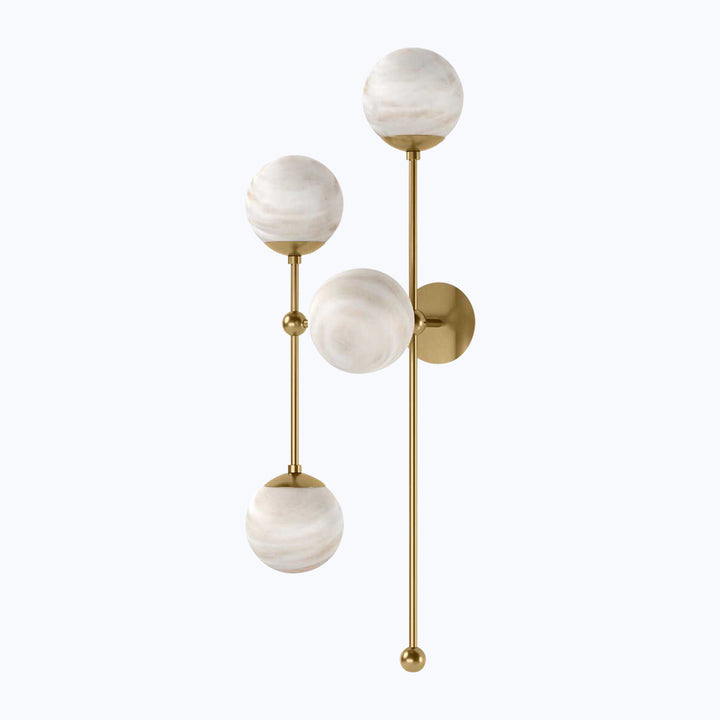 Armstrong 4 Sconce L / Burnished Brass