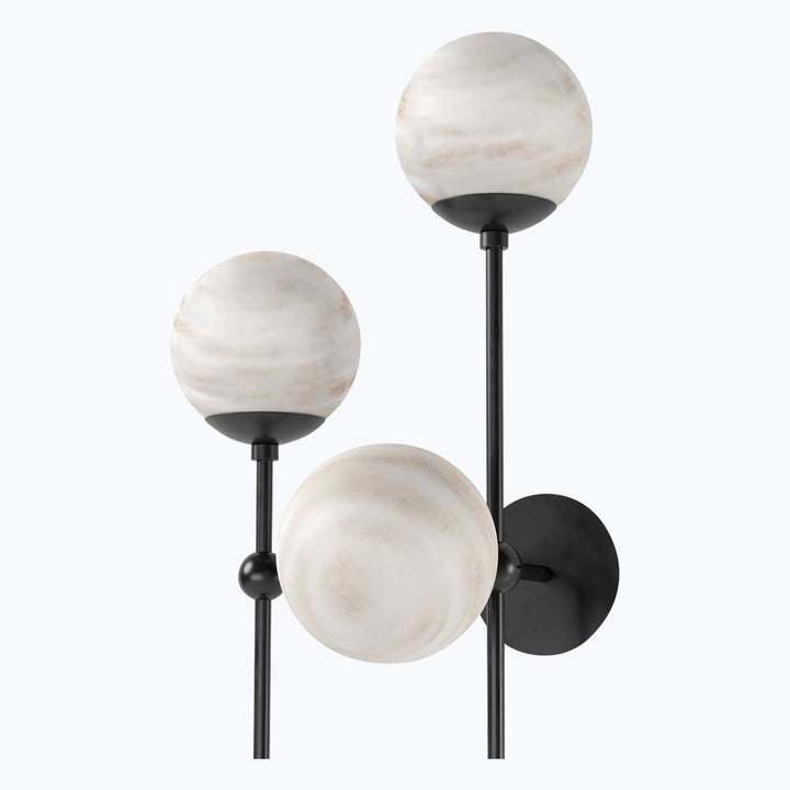 Armstrong 4 Sconce L / Black Gunmetal