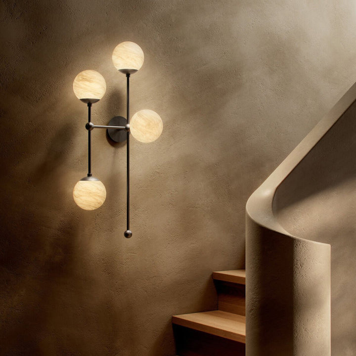 Armstrong 4 Sconce L / Black Gunmetal