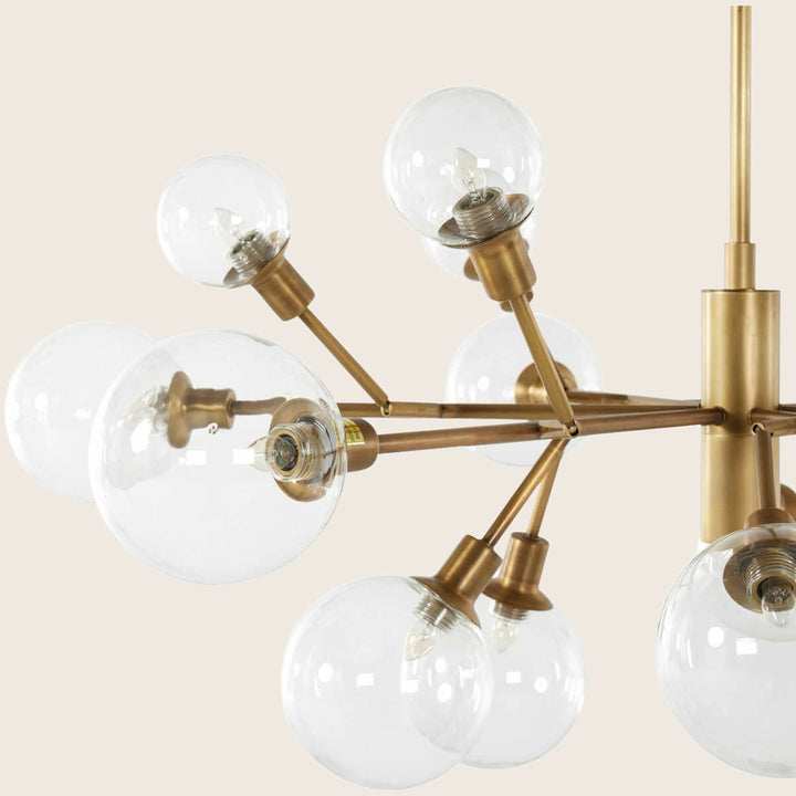 Pellman Chandelier Matte Brass