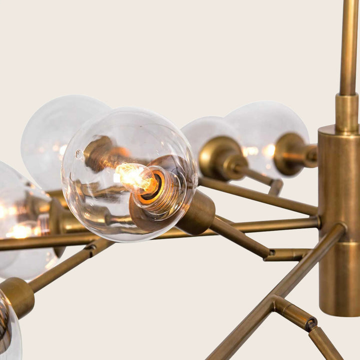 Pellman Chandelier Matte Brass