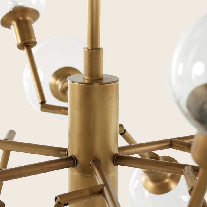 Pellman Chandelier Matte Brass