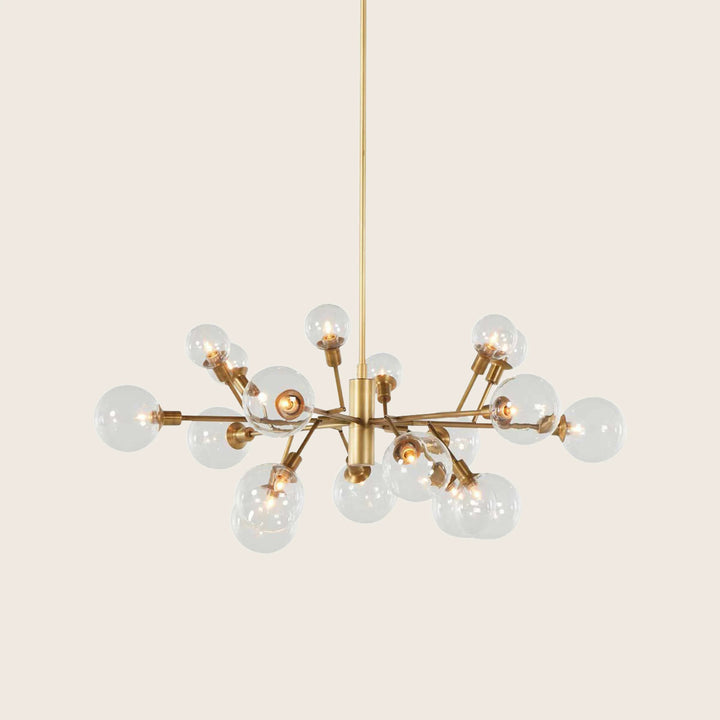 Pellman Chandelier Matte Brass
