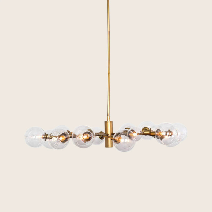 Pellman Chandelier Matte Brass