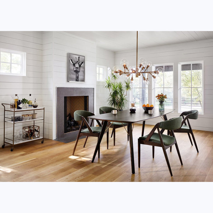 Pellman Chandelier Matte Brass