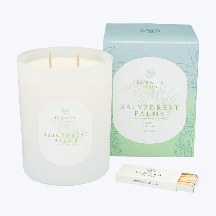 Rainforest Palms Candle