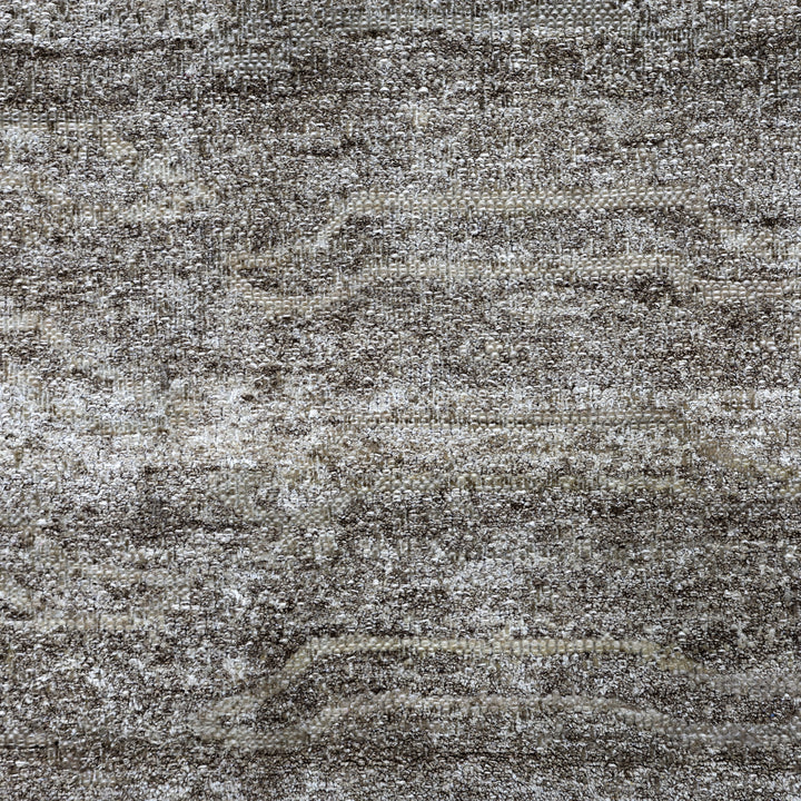 Brown Alchemy Textured Wool Rug - 4'1" x 6'4"