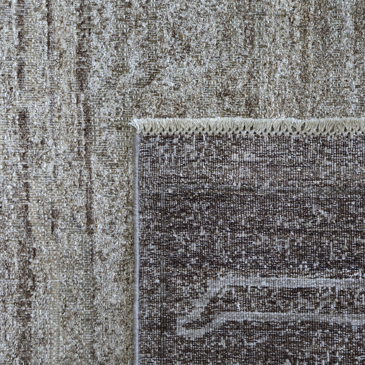 Brown Alchemy Textured Wool Rug - 4'1" x 6'4"