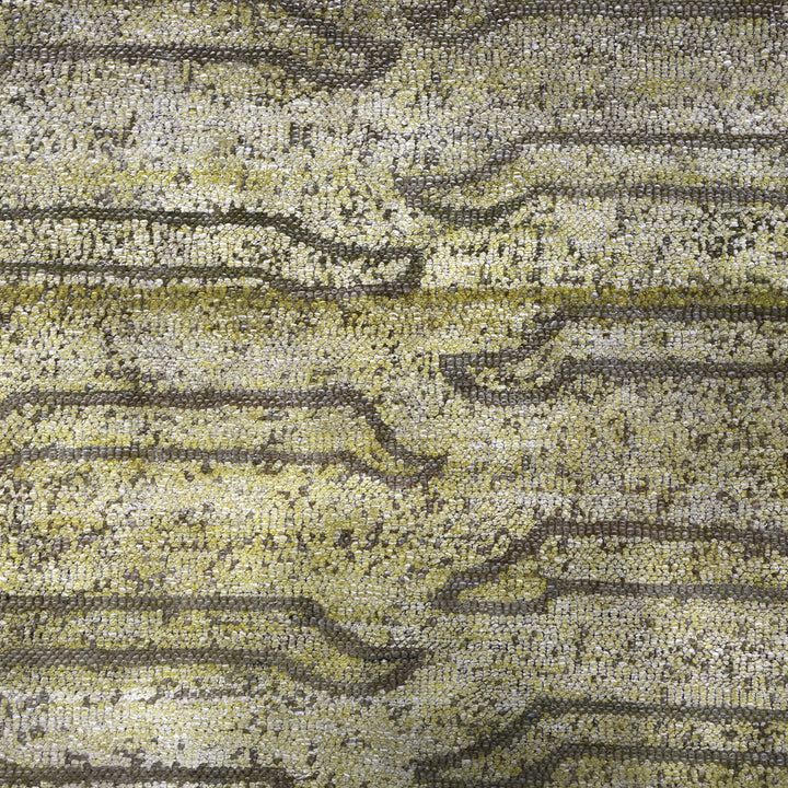 Gold Alchemy Textured Wool Rug - 4'1" x 6'3"