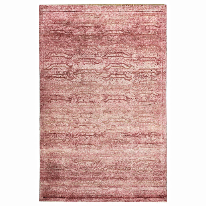 Pink Alchemy Textured Wool Rug - 3'11" x 6'1"