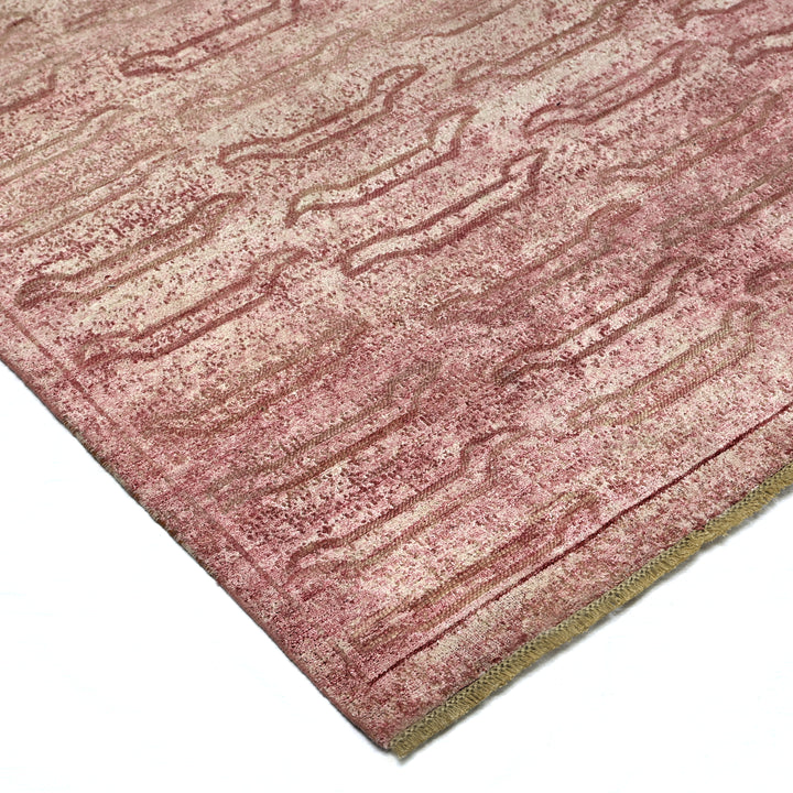 Pink Alchemy Textured Wool Rug - 3'11" x 6'1"