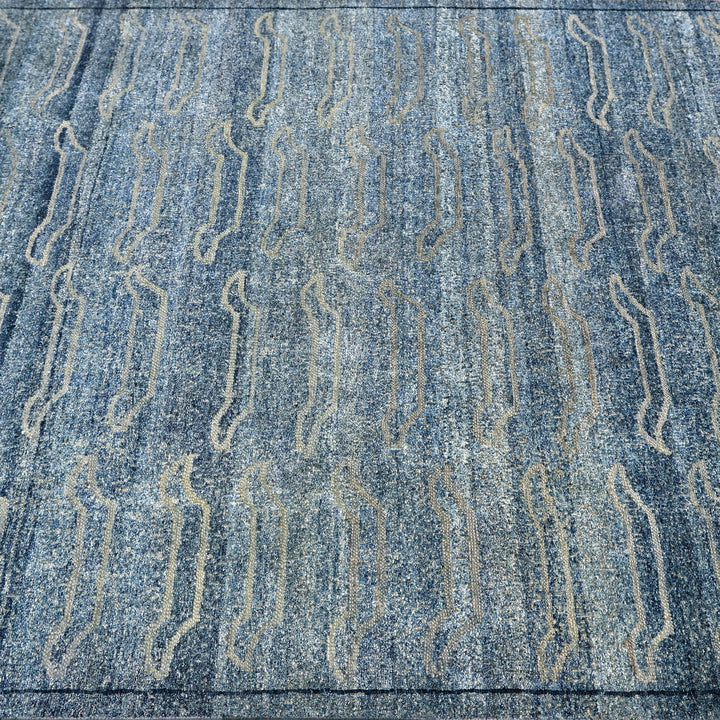 Blue Alchemy Textured Wool Rug - 3'11" x 6'4"