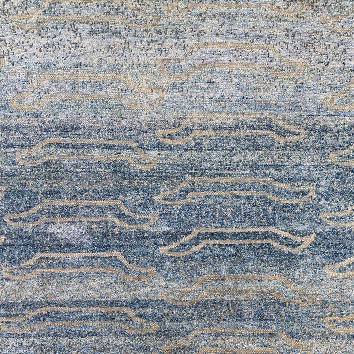 Blue Alchemy Textured Wool Rug - 3'11" x 6'4"