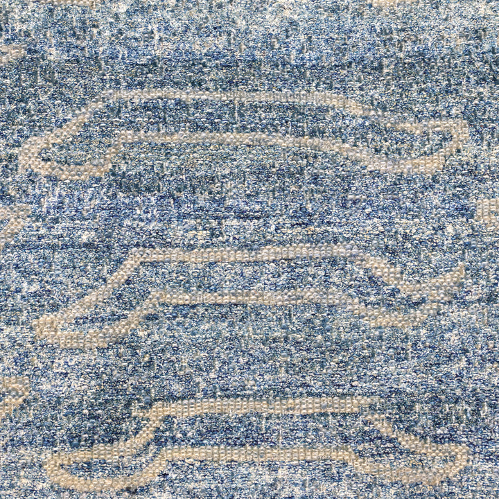 Blue Alchemy Textured Wool Rug - 3'11" x 6'4"